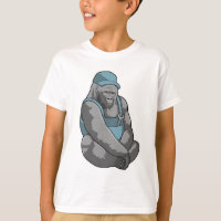 Gorila como artesano con llave