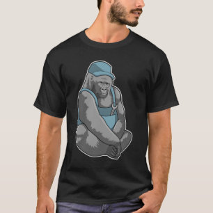 Camiseta Gorila como artesano con llave