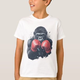 Camiseta Gorila con guantes de boxeo - Entrenamiento de box