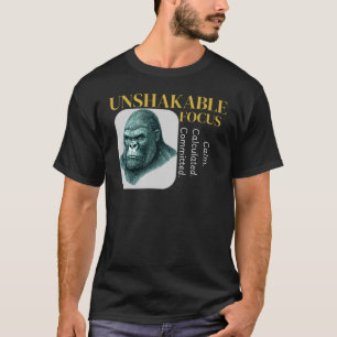 Camiseta Gorila de Enfoque Inquebrantable – Disciplina Eleg