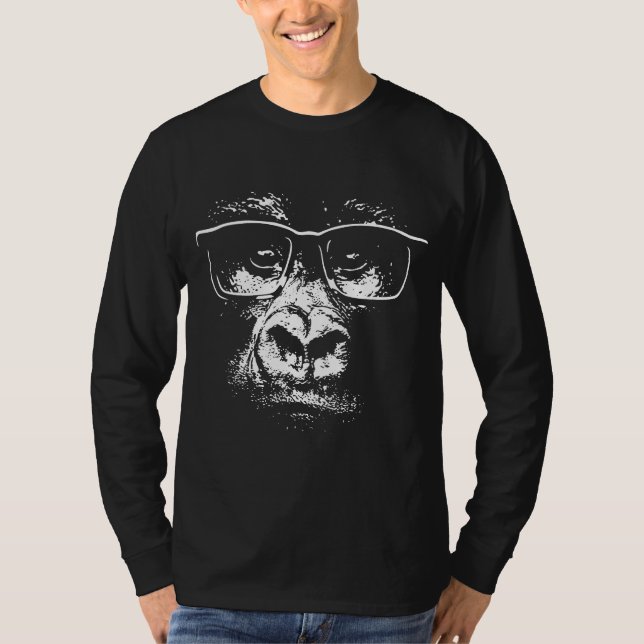 Camiseta Gorila de gafas (Anverso)