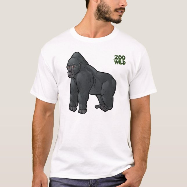 Camiseta Gorila de la tierra baja (Anverso)