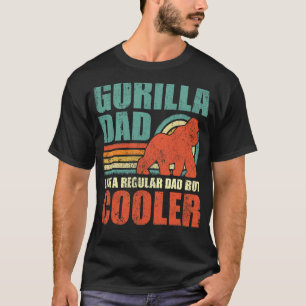 Camiseta Gorila De Los Hombres Papá Quiere Un Padre Regular