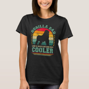 Camiseta Gorila De Los Hombres Papá Quiere Un Padre Regular