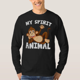 Camiseta Gorila de mono Mi Espíritu Animal Anima Forestal S