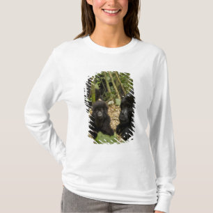 Camiseta Gorila de montaña, adulto con cría