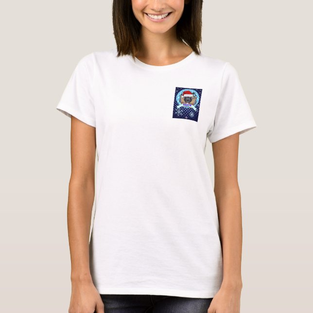 Camiseta gorila de navidad (Anverso)