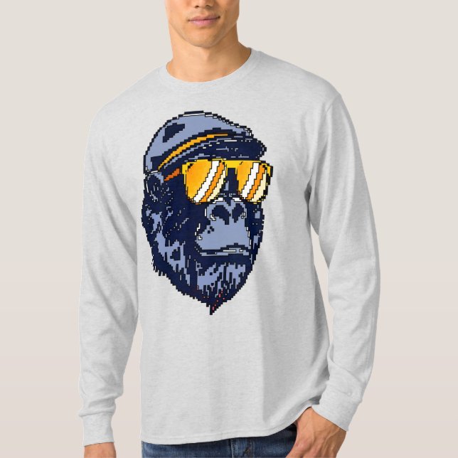 Camiseta Gorila de píxeles (Anverso)