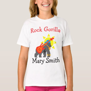Camiseta Gorila de rock