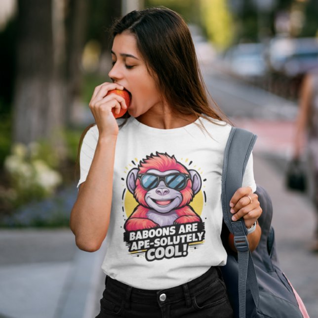 Camiseta Gorila elegante: los babuinos son Guay solucionado (Subido por el creador)