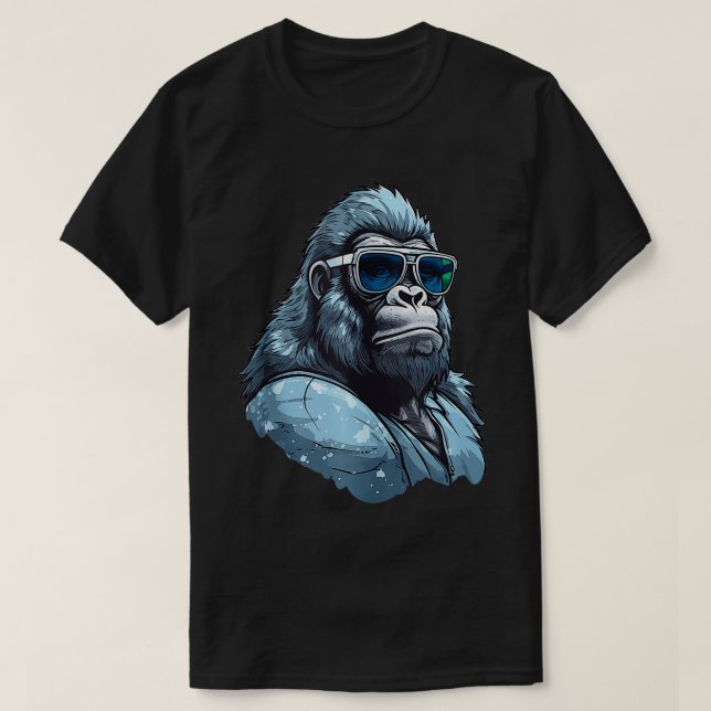 Camiseta Gorila Enfado De Enfadar Goril De Silverback (Diseño del anverso)