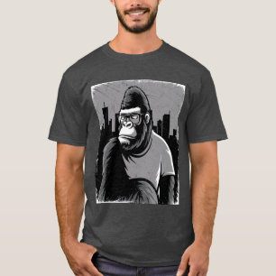 Camiseta Gorila estilizada