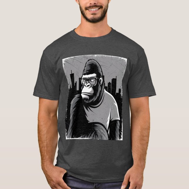 Camiseta Gorila estilizada (Anverso)