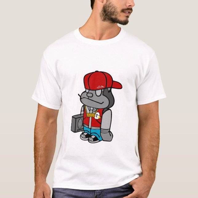 Camiseta Gorila - gángster (Anverso)