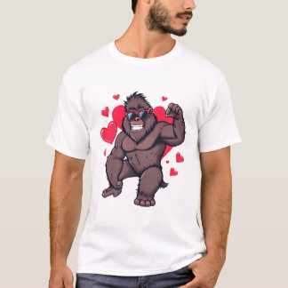 Camiseta Gorila Genial de San Valentín