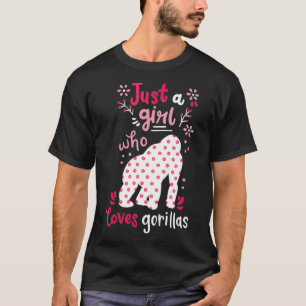Camiseta Gorila infantil Un regalo de gorilas Chicas