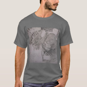 Camiseta gorila llevando su corona a una ciudad