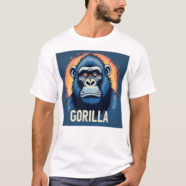 Camiseta Gorila Majestuoso (Anverso)