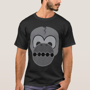 Camiseta gorila metalizado