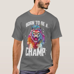 Camiseta Gorila Nacido Para Ser Un Curso De Motivación De G