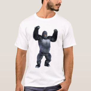 Camiseta Gorila negro simio