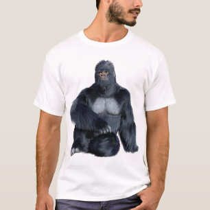 Camiseta Gorila negro simio