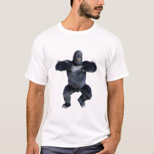Camiseta Gorila negro simio