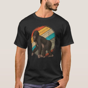 Camiseta Gorila retro Gorila Ape Animal Monkey Gorilla