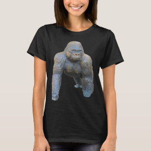 Camiseta Gorila Silverback Plata Primate Ape 7