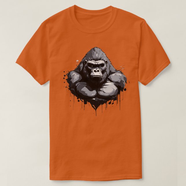 Camiseta Gorila vintage (Diseño del anverso)