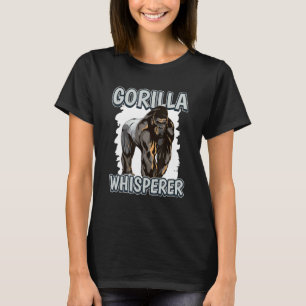 Camiseta Gorila Whisperer Apes Cita Gorilas