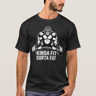 Camiseta Gorilas de Gimnasio Divertidos y en Forma para Ent