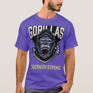 Camiseta Gorilas juntos fuertes