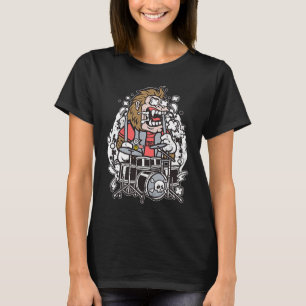 Camiseta Gorilas tambores destruyen problemas de tambores d