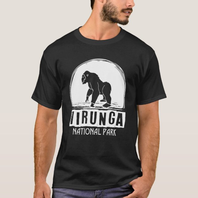 Camiseta Gorilla Africa Virunga Parque Nacional Congo Safar (Anverso)