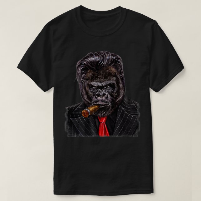 Camiseta Gorilla as a Mob Boss  (Diseño del anverso)