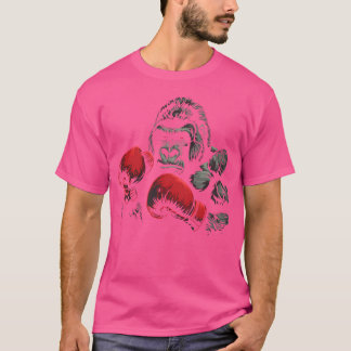 Camiseta Gorilla Boxer Gantes Gantes Silverback Gorilla Gro
