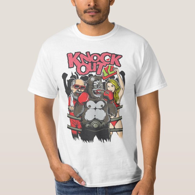 Camiseta Gorilla Boxer Knockout Champ Tee (Anverso)
