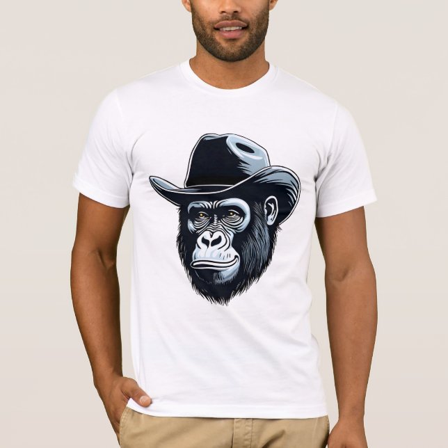 Camiseta Gorilla Cowboy (Anverso)