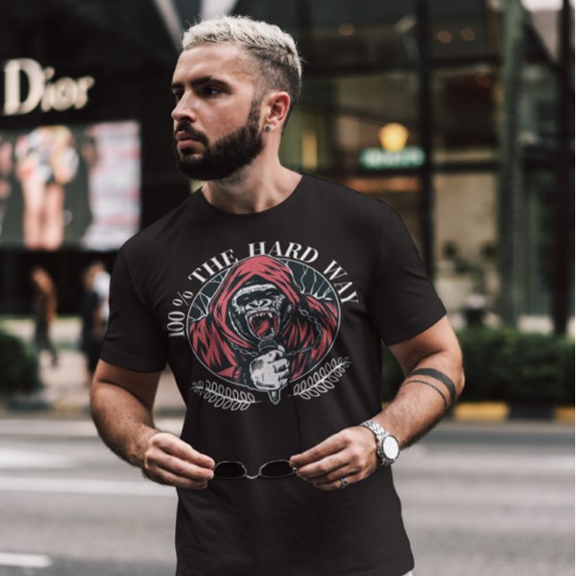 Camiseta Gorilla de música hardcore (Subido por el creador)