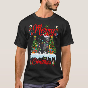 Camiseta Gorilla enciende el árbol de Navidad Funny Santa G