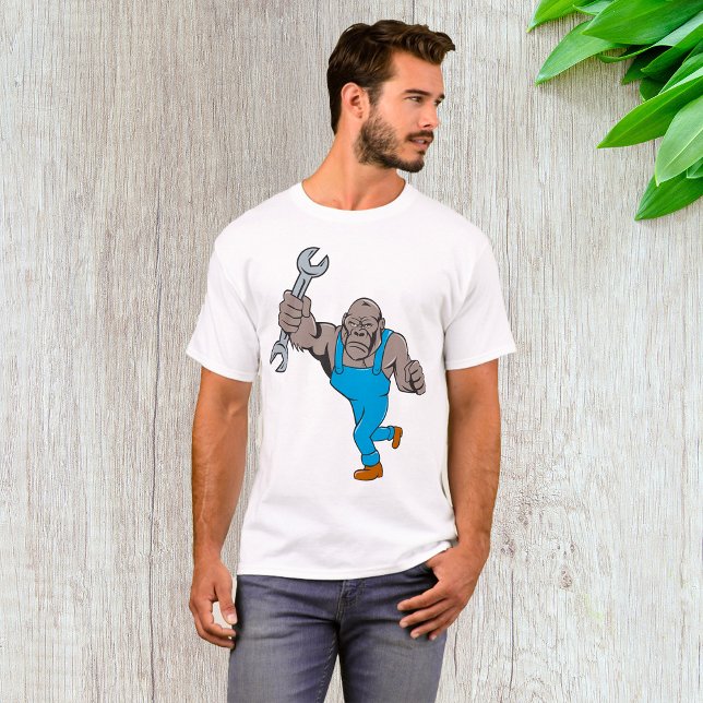 Camiseta Gorilla Mechanic (Subido por el creador)
