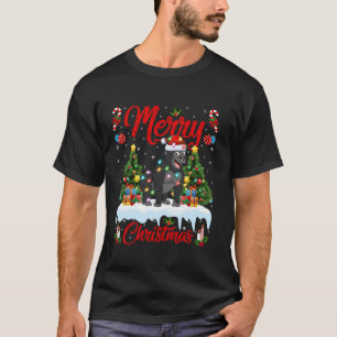 Camiseta Gorilla Merry Christmas Tree iluminando Santa Gori