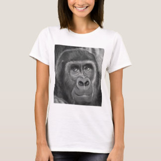 Camiseta Gorilla sucking fingers T-shirt2指しゃぶりのゴリラTシャツ
