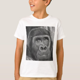 Camiseta Gorilla sucking fingers T-shirt 2指しゃぶりのゴリラ