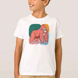 Camiseta Gorilla T-Shirt – Cool Funny Animal Tee for Kids