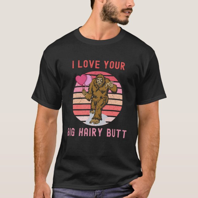 Camiseta Gorilla With Balloon Heart Valentine Men Women (Anverso)