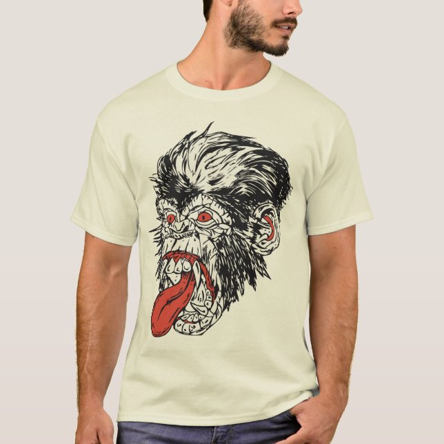 Camiseta gorille tattoo old school (Anverso)