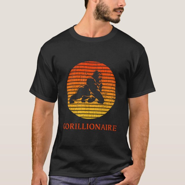 Camiseta Gorillionaire Simios Juntos Fuertes Wsb (Anverso)