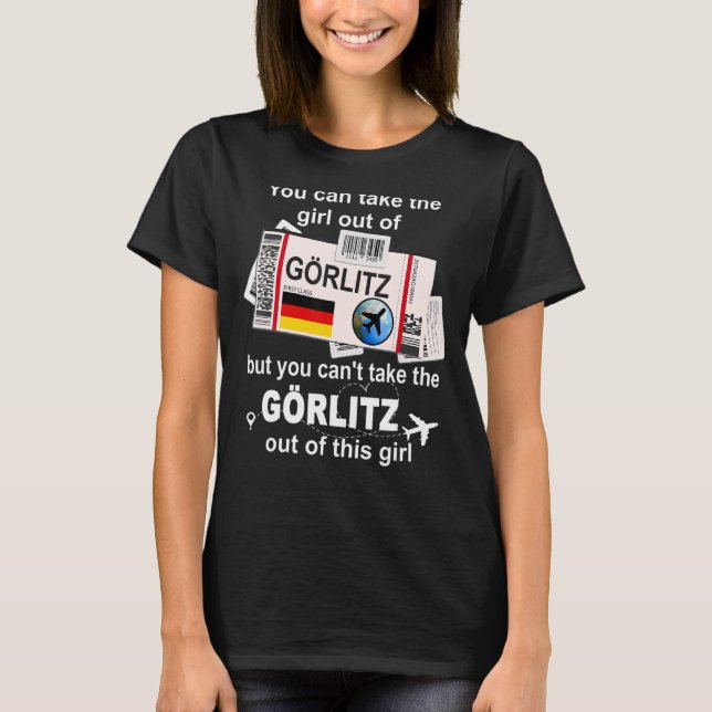 Camiseta Görlitz Boarding Pass Görlitz Chica Görlitz (Anverso)